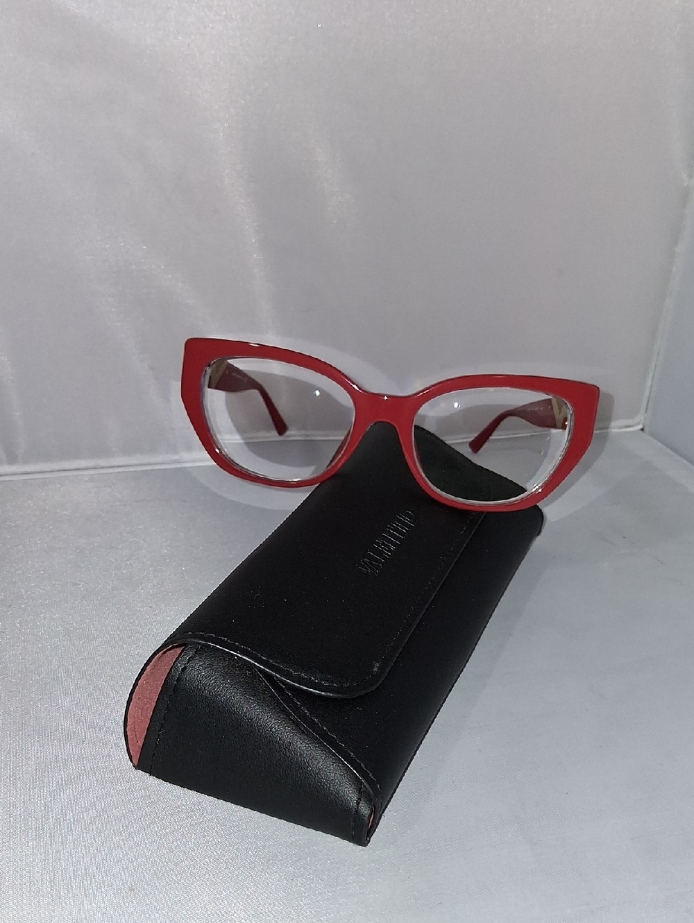 Valentino signature red eyeglasses